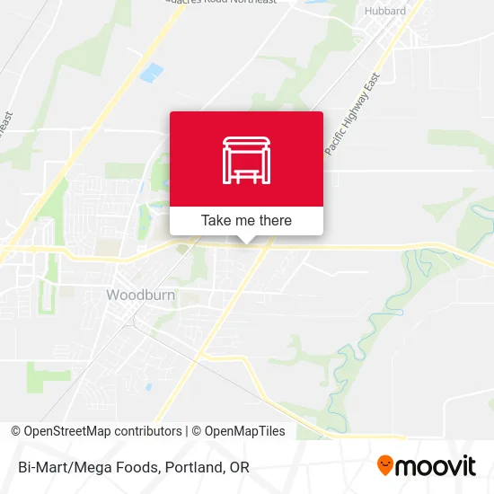 Bi-Mart/Mega Foods map