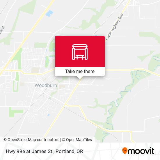 Hwy 99e at James St. map