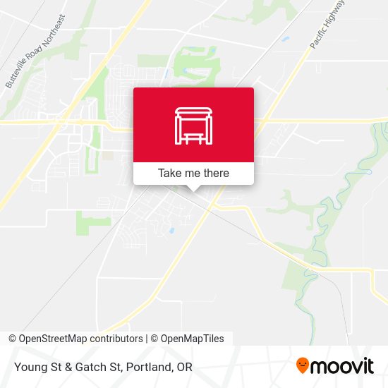Young St & Gatch St map