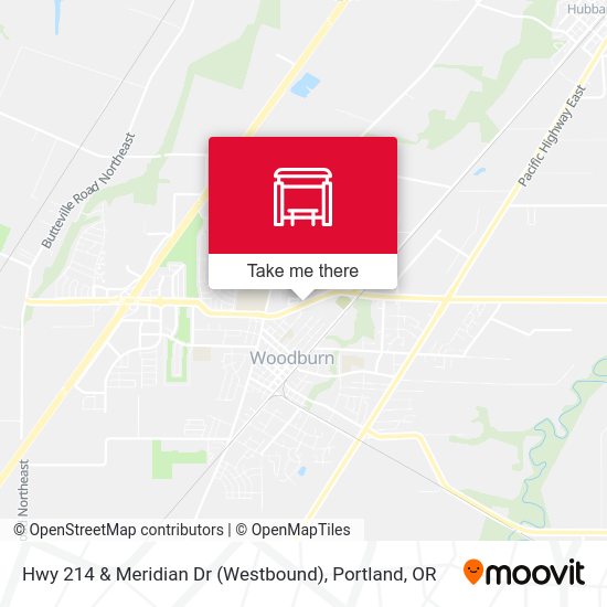 Hwy 214 & Meridian Dr (Westbound) map