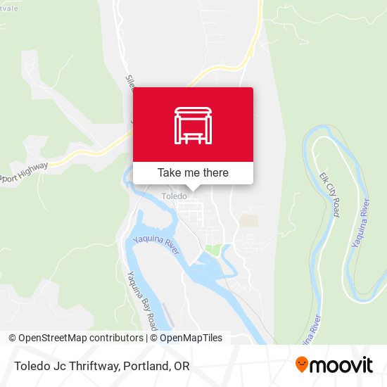 Mapa de Toledo Jc Thriftway