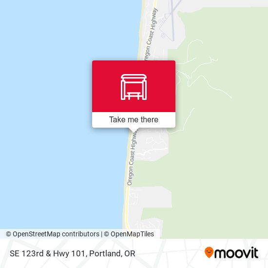 Mapa de SE 123rd & Hwy 101