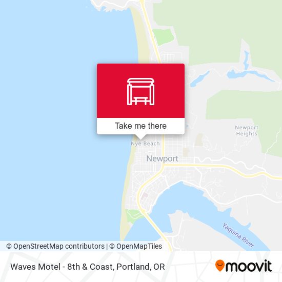 Mapa de Waves Motel - 8th & Coast