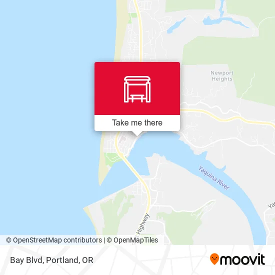 Bay Blvd map