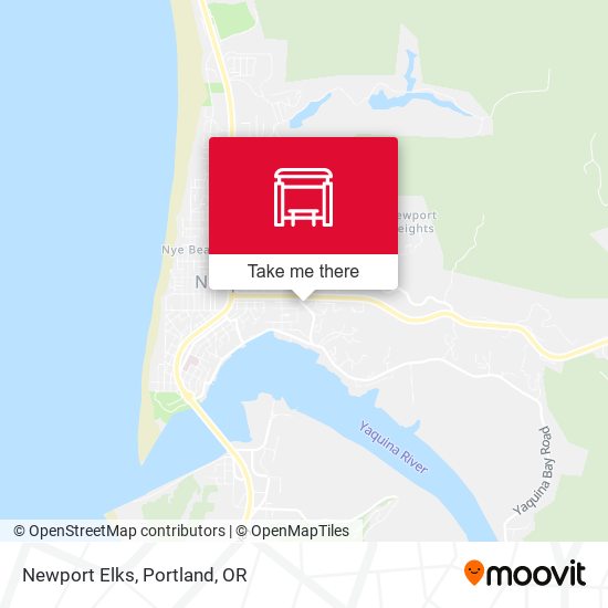 Newport Elks map