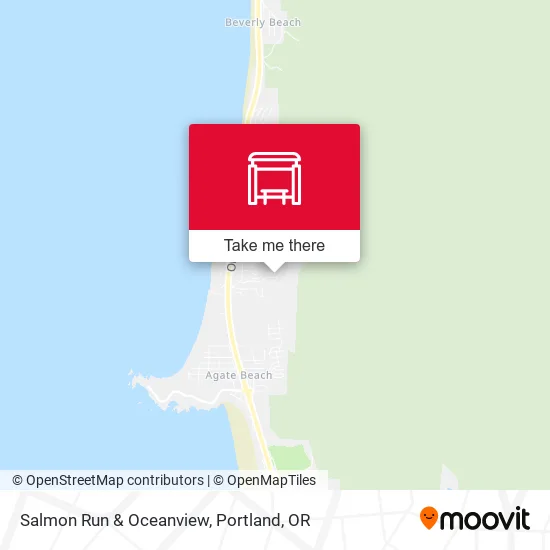 Salmon Run & Oceanview map
