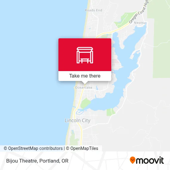 Bijou Theatre map