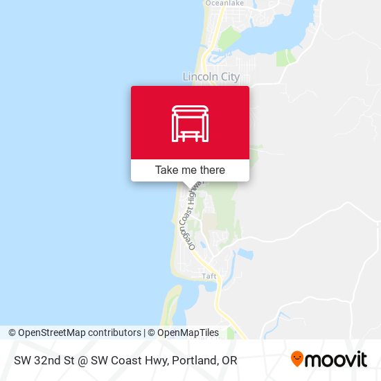 SW 32nd St @ SW Coast Hwy map