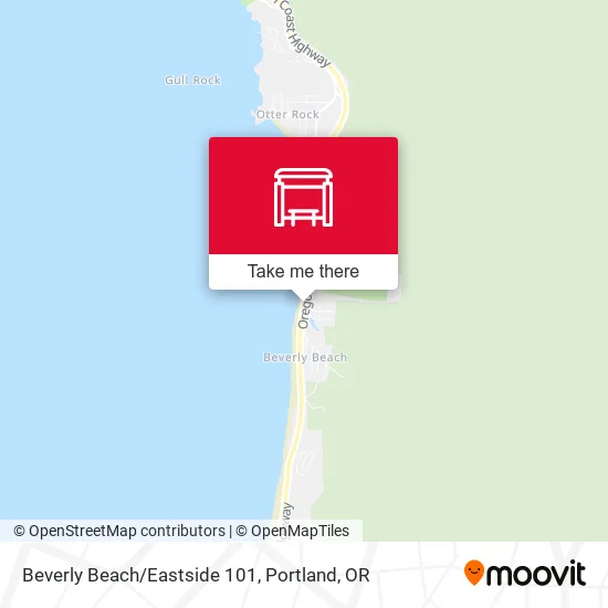Beverly Beach/Eastside 101 map