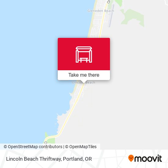 Lincoln Beach Thriftway map