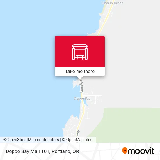 Depoe Bay Mall 101 map