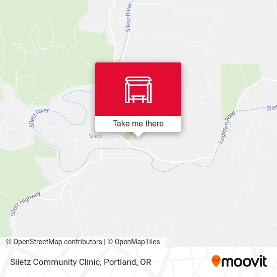 Siletz Community Clinic map