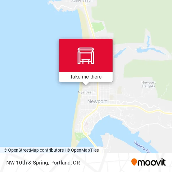 NW 10th & Spring map