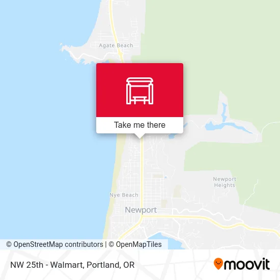 NW 25th - Walmart map