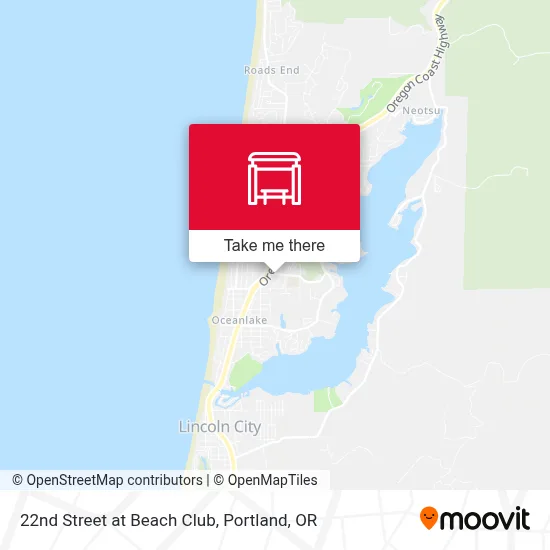 22nd Street at Beach Club map