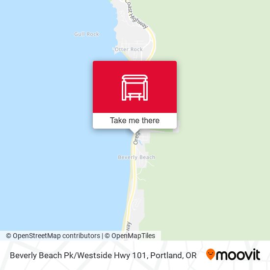 Mapa de Beverly Beach Pk / Westside Hwy 101