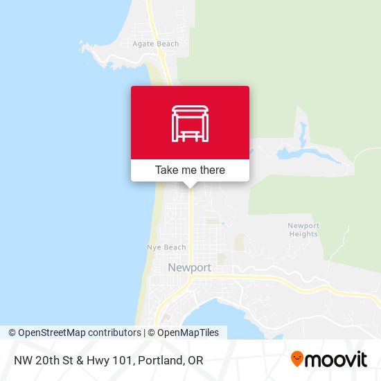 Mapa de NW 20th St & Hwy 101
