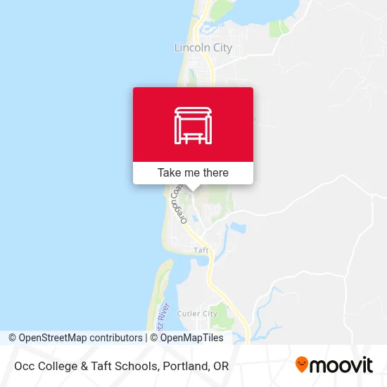 Occ College & Taft Schools map