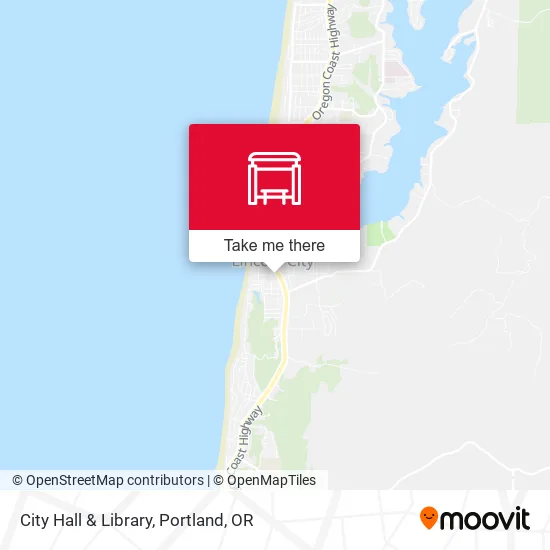 City Hall & Library map