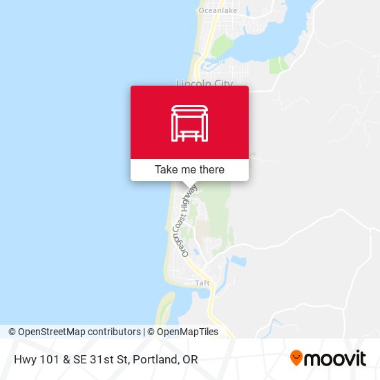 Hwy 101 & SE 31st St map