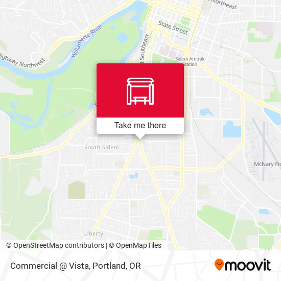 Commercial @ Vista map
