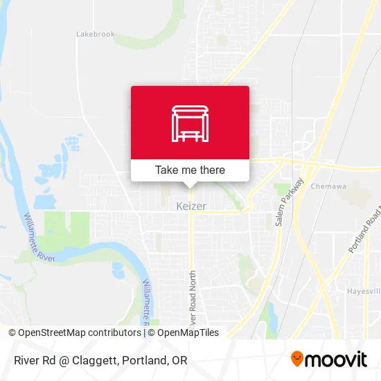 Mapa de River Rd @ Claggett