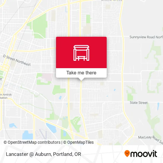 Lancaster @ Auburn map