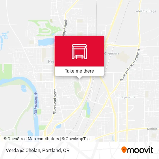 Verda @ Chelan map