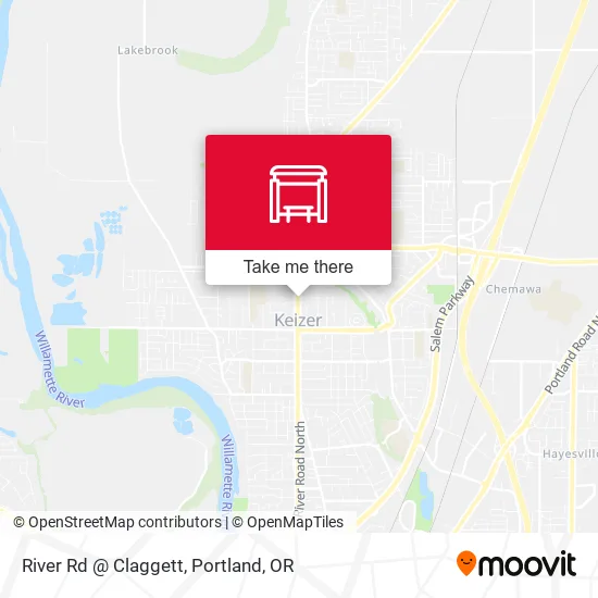 Mapa de River Rd @ Claggett
