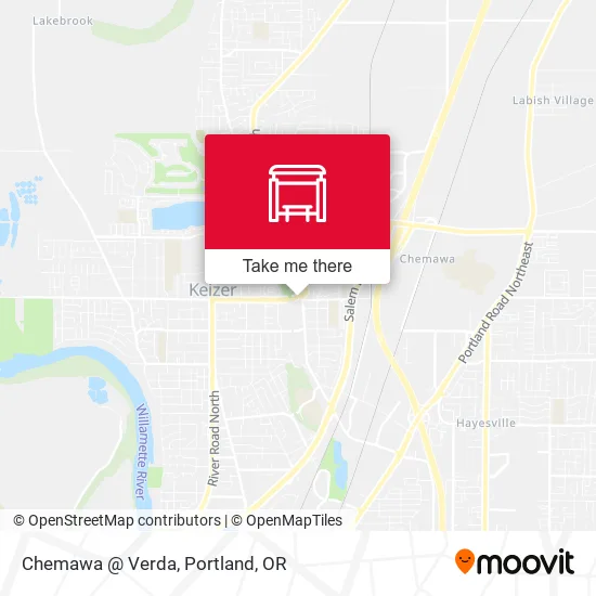 Chemawa @ Verda map