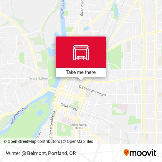 Winter @ Belmont map