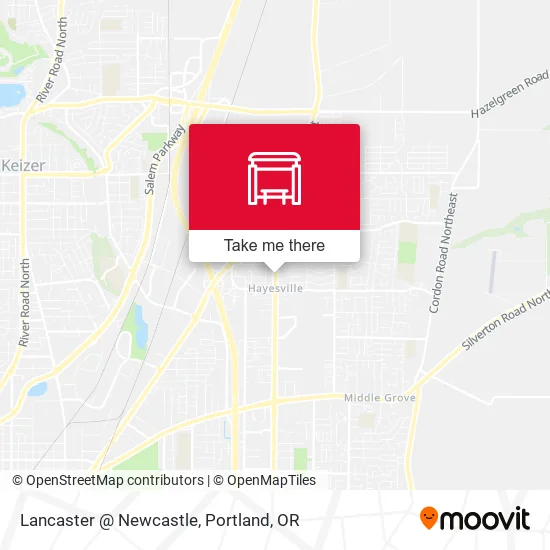 Lancaster @ Newcastle map