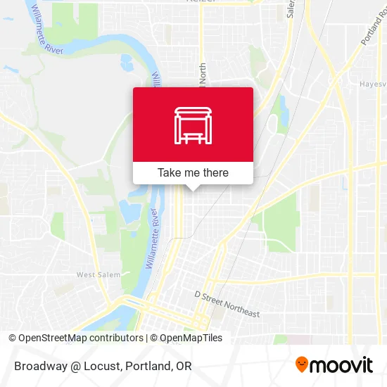 Broadway @ Locust map