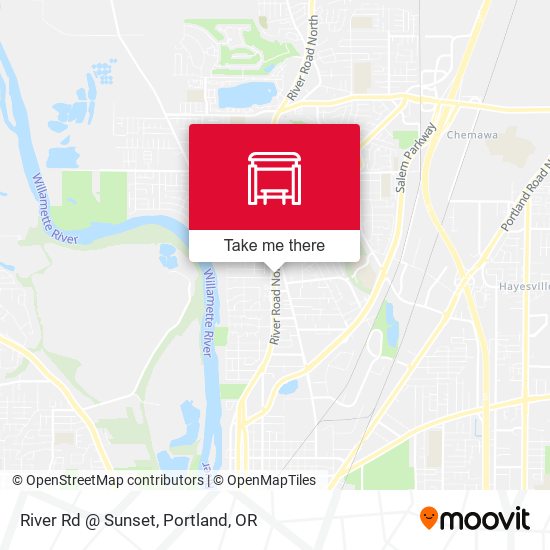 Mapa de River Rd @ Sunset