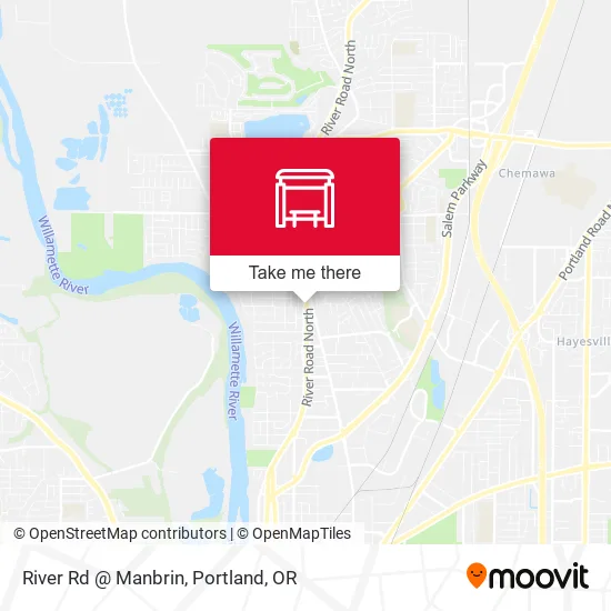 River Rd @ Manbrin map