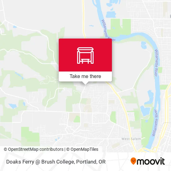 Doaks Ferry @ Brush College map
