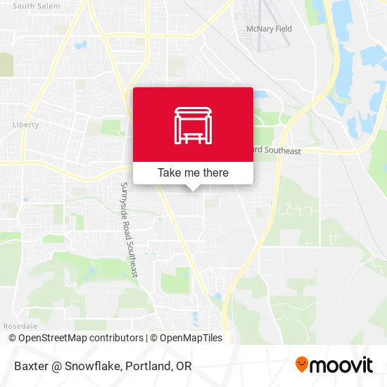 Baxter @ Snowflake map