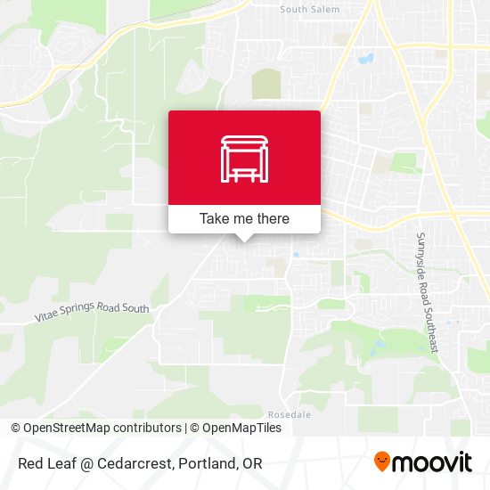 Red Leaf @ Cedarcrest map