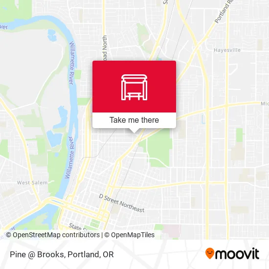 Pine @ Brooks map
