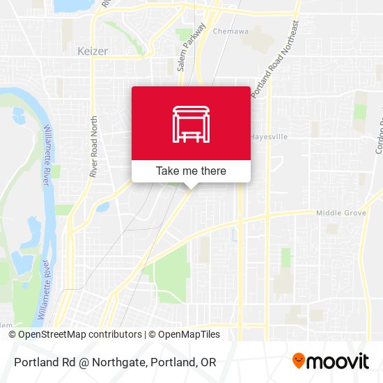 Portland Rd @ Northgate map