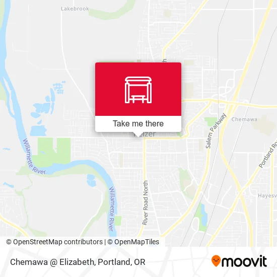 Chemawa @ Elizabeth map