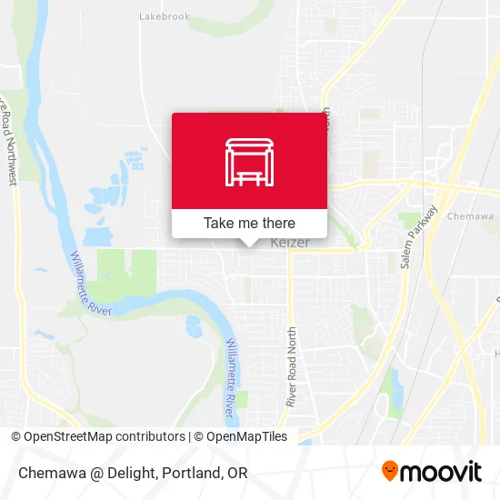 Chemawa @ Delight map