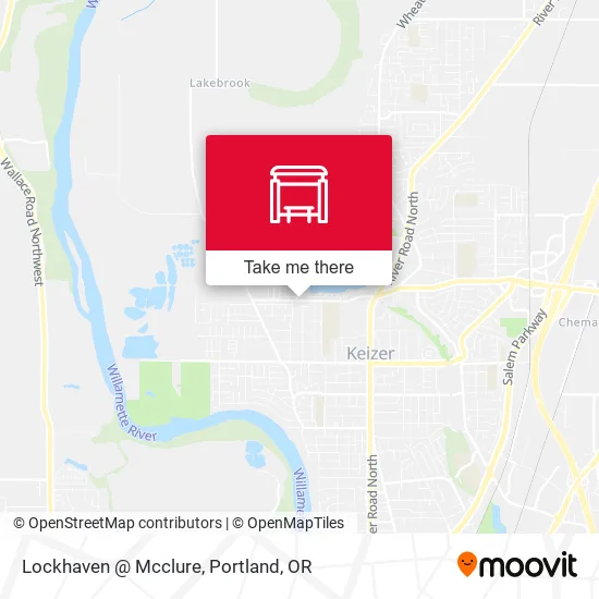 Lockhaven @ Mcclure map