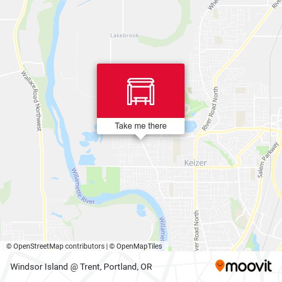 Windsor Island @ Trent map