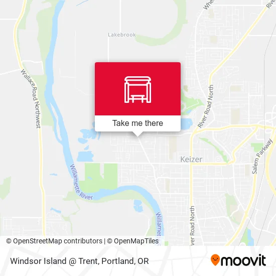 Windsor Island @ Trent map