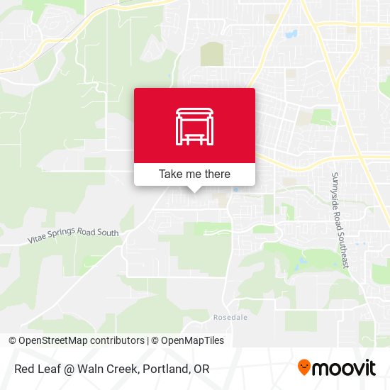 Red Leaf @ Waln Creek map