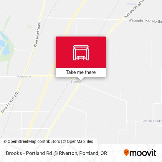 Mapa de Brooks - Portland Rd @ Riverton