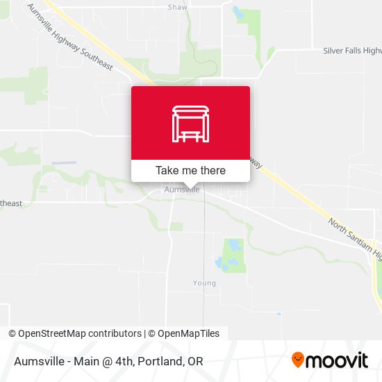 Aumsville - Main @ 4th map