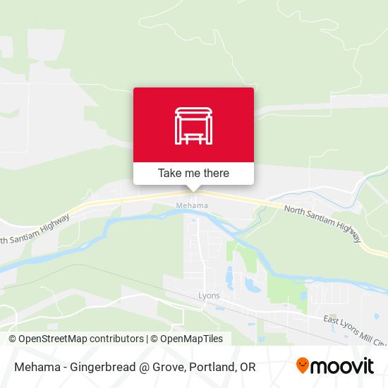 Mehama - Gingerbread @ Grove map