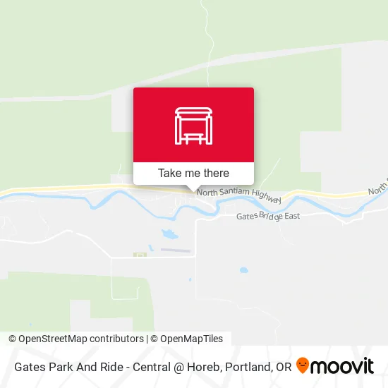 Gates Park And Ride - Central @ Horeb map